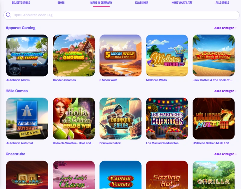 spinz games page