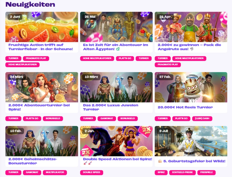 spinz offers page